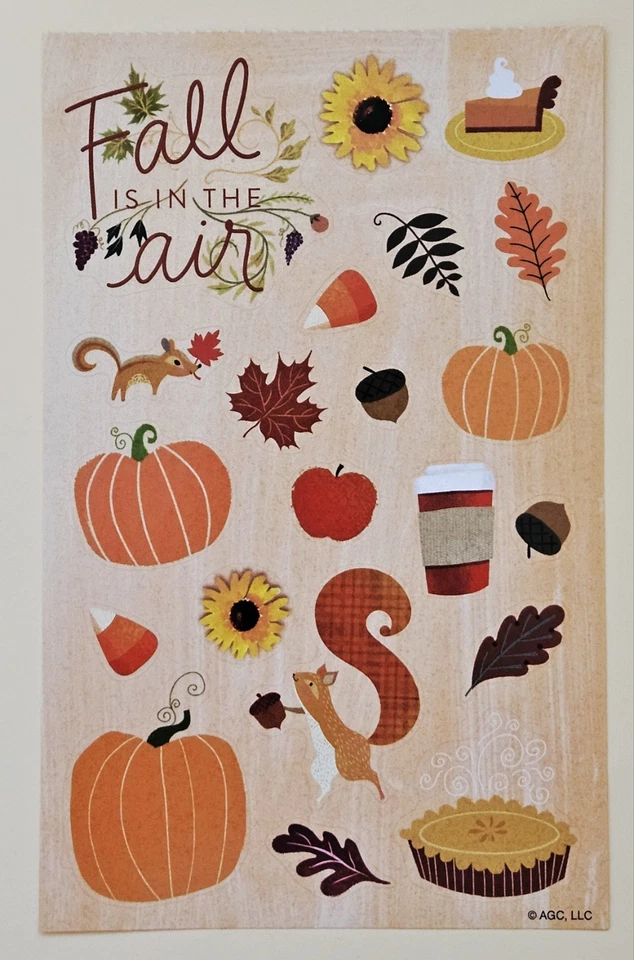 Fall/ Thanksgiving  Sticker sheet - Image 1 of 1