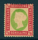 Helgoland Mi. Nr. 8 a* ungebraucht einwandfrei geprüft Lemberger BPP 400 Euro