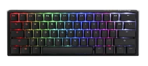 One 3 Black 60% Mechanical Keyboard: Quack Mechanics Dampening, Hot-Swappable... - Picture 1 of 7
