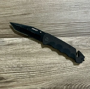 COAST Products DX330 Double Lock Folding Pocket Knife Tanto Tip Combo Edge Blade - Picture 1 of 5