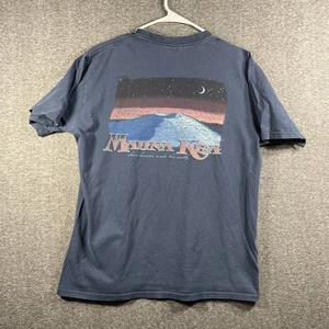 De Colección Camisas Locas Azul Mauna Kea HAWAII Gráfico Camiseta Para Hombres Mediana - Imagen 1 de 16