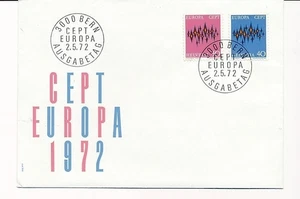 D90055 Europa CEPT 1972 Sparkles FDC Switzerland - Picture 1 of 1
