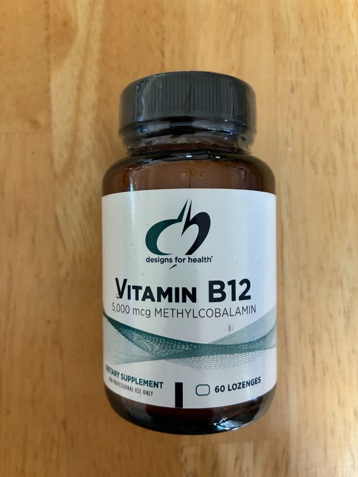 Designs for Health пастилки с витамином B12 — витамины B12 5000 мкг метилкобаламин - Изображение 1 из 3