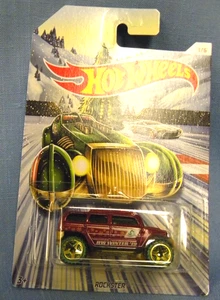 Hot Wheels Rockster Holiday Hot Rods 2018 Series New Sealed Carded - Picture 1 of 2