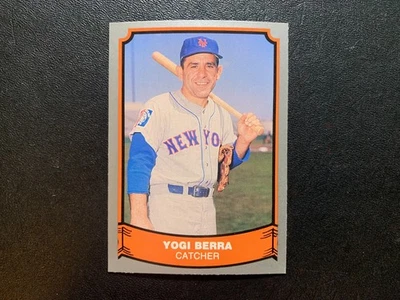 Tarjeta coleccionable Yogi Berra 1988 LEYENDAS DEL BÉISBOL Mets de Nueva York Pacífico #53 Foto 1 de 2