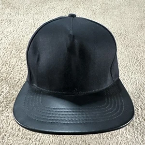 Stampd Los Angeles Hat Cap Men Black Snapback Leather Brim Modern Designer - Picture 1 of 9