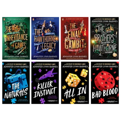 Inheritance Games & The Naturals 8 Book  Collection Set Jennifer Lynne Barnes - Image 1 of 4