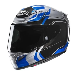 HJC RPHA 12 Lawin MC2 Black Blue Grey Full Face Motorcycle Helmet - Picture 1 of 1
