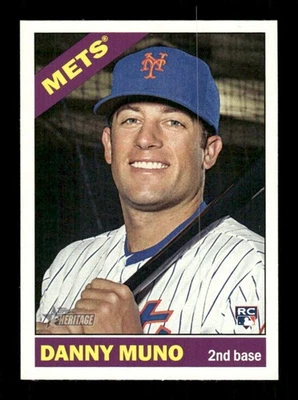2015 Topps Heritage Mets 557 Dany Muno BXCP51 - Image 1 of 2