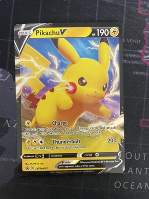 Pikachu V SWSH061 SWSH: Sword & Shield Promo Cards Holo - Image 1 of 2