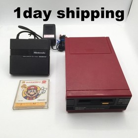 Nintendo Famicom Disk System Console New Belt RAM AC Adapter set Japan Tested