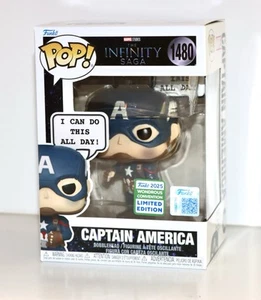 Funko Pop! Marvel Captain America (I Can Do This All Day) (2025 WonderCon) #1480 - Bild 1 von 11