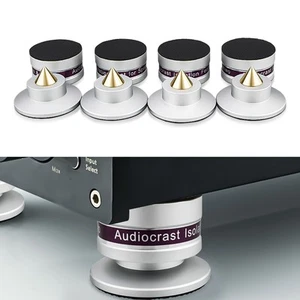 4stk HiFi Lautsprecher Subwoofer Isolation Feet Absorber Dämpfer GerätefÜße Pads - Picture 1 of 11