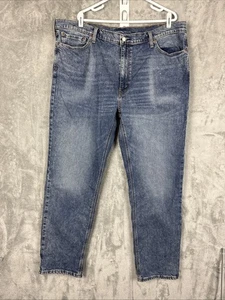 Jeans uomo Levi Strauss 541 blu lavaggio medio denim zip bottone 42x34 vestibilità 44x34 - Foto 1 di 9