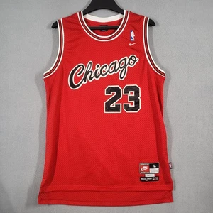 Michael Jordan Nike Flight 8403 Rookie Chicago Bulls Authentic Red Jersey L +2 - Picture 1 of 16