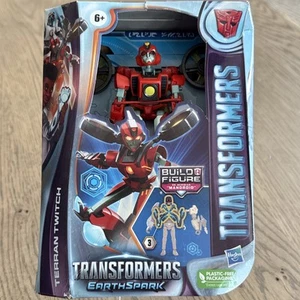 Nuevo Transformers Earthspark Deluxe Terran Twitch y BAF Mandroid Pecho/Cabeza Sin usar, en caja sellada - Imagen 1 de 8