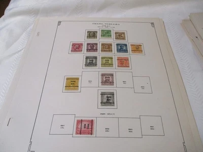 PRECANCEL STAMPS OMAHA NEBRASKA TYPE B-11 1927 31 - Image 1 of 3