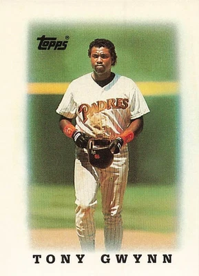 TONY GWYNN 1988 TOPPS MAJOR LEAGUE LEADERS MINI #74 - Image 1 of 2