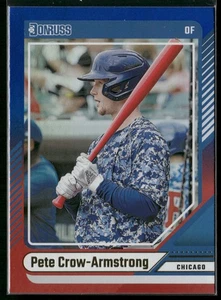 Donruss #85 2024 Pete Crow-Armstrong rojo y azul - Imagen 1 de 2