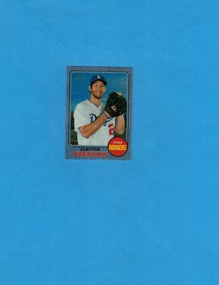 2017 Topps Heritage Chrome Hot Box Refractor #THC-400 Clayton Kershaw! - Image 1 of 2