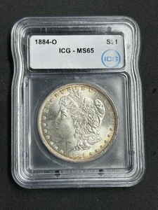 1884-O Morgan Dollar ICG MS65 - Picture 1 of 2