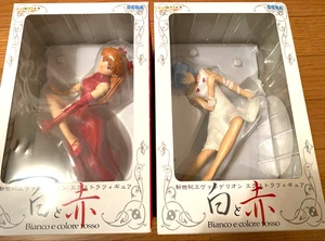NEU Neon Genesis Evangelion Extra Figur Bianco e colore rosso Asuka & Rei Japan - Bild 1 von 4