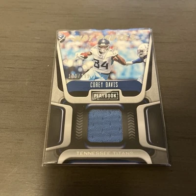 2020 Panini Playbook - Hot Routes Corey Davis #HR-CD /299 (MEM) Titans !! - Image 1 of 2