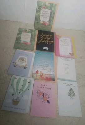 Lote de 10 tarjetas de boda American Greetings con sobres aniversario  Foto 1 de 4