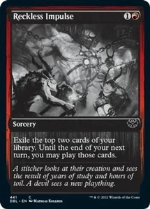 MTG magic cards 1x Reckless Impulse Double Feature NM-Mint, English - Picture 1 of 1