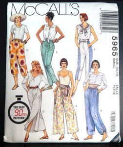 McCall's 5965 misses' novelty pants pattern size 10-12 uncut - Picture 1 of 2