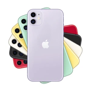 Apple iPhone 11 64GB/128GB Unlocked - Black, White, Purple - All Carriers - Afbeelding 1 van 9