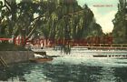 Marlow Weir, Bucks, England, Postcard, 1900/10s