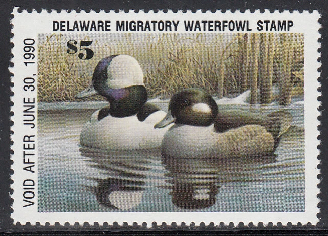 USA Delaware   MNH Waterfowl  Ducks Jaffe DE10  Value $ 10.00 - Image 1 of 1