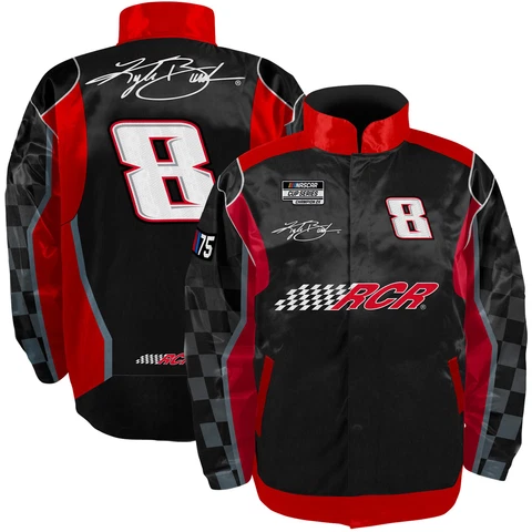 New Kyle Busch 2023 RCR #8 Uniform Pit Jacket Black Cover