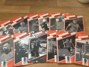 12 X DUNDEE UNITED HOME PROGRAMMES - SEASON 2022\ 23- FREEPOST UK - Picture 1 of 15