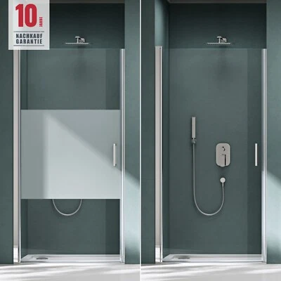 Duschtür Nischentür Dusche Duschabtrennung Duschkabine Schwingtür ESG Nano T24 - Bild 1 von 4