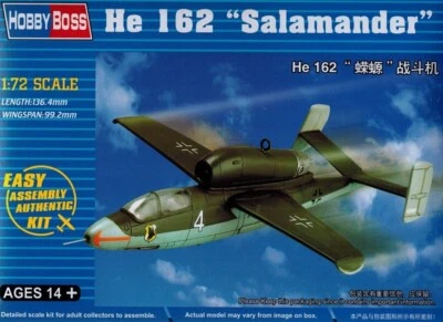 HOBBYBOSS Hobby Boss 80239 Heinkel He 162 Salamander - 1:72