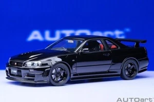1/18 Nissan Skyline GT-R R34 Z-Tune Nismo 2002 modelo perla negro autoart 77463 - Imagen 1 de 16