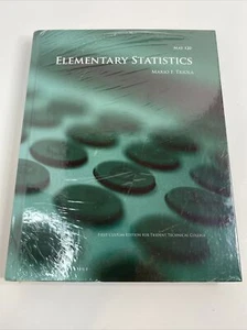 Elementary Statistics Mario E Triola Mat 120 Custom Textbook New in shrinkwrap - Picture 1 of 5