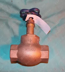 Nibco T-211-Y Bronzo 1-1/4 Valvola a globo filettata 125 SWP NL2K00B disco 1,25" PTFE - Foto 1 di 3