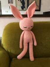 [En lee] Handmade gifts for children,beautiful bunny girl pink with wool