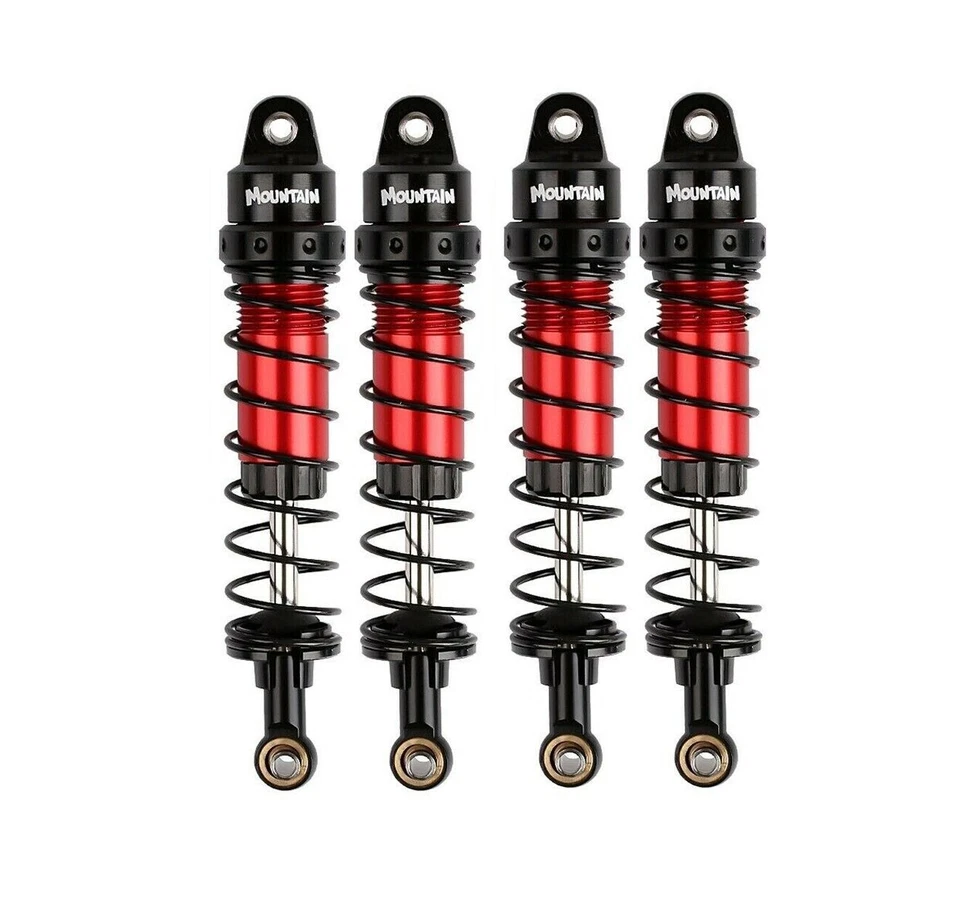 4pcs 1/10 Rc Car Aluminium Alloy Shocks For Redcat Blackout Sc Xte Pro Xbe - Image 1 of 2