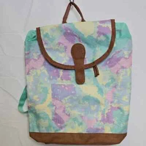 Mini Backpack- Teal/Purple- New - Picture 1 of 5