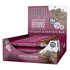 Vitamin And Protein Bar 15 X 55G Bars Chocolate Brownie Flavour 20G High Protein