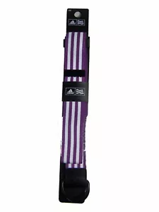 Adidas Women's Webbing Belt One Size OSFA Vivid Purple New NWT - Picture 1 of 4