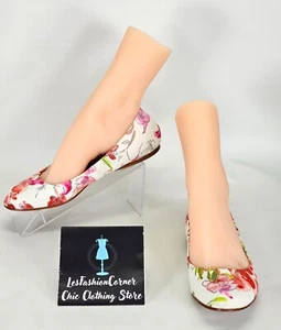 Brooks Brothers Women's Floral Canvas Ballet Flats Size 7 149 - Picture 1 of 13