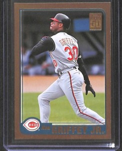 2001 Topps Gold #593 Ken Griffey Jr. No 775 of 2001