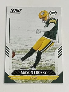 2021 Score Football #144 - Mason Crosby - Green Bay Packers - Picture 1 of 2