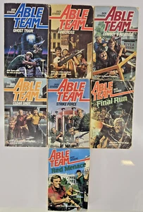 7 Able Team Books #31 - #37 Series - Dick Stivers - Paperback - Picture 1 of 6