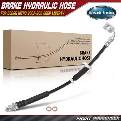 Manguera hidráulica de freno delantero derecho para Dodge Nitro 2007-2011 Jeep Liberty 08-12 Foto 1 de 4